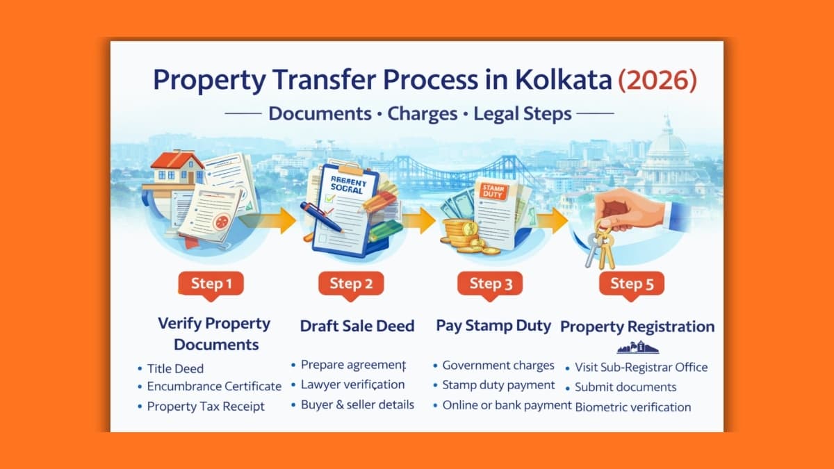Resale property transfer process in Kolkata