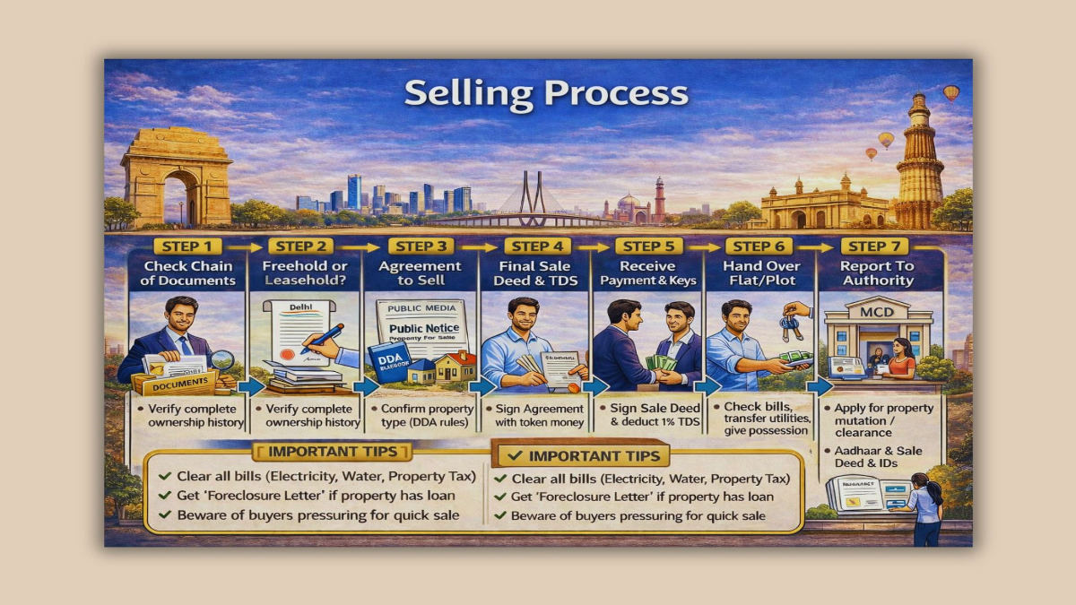 Property Selling Process Delhi